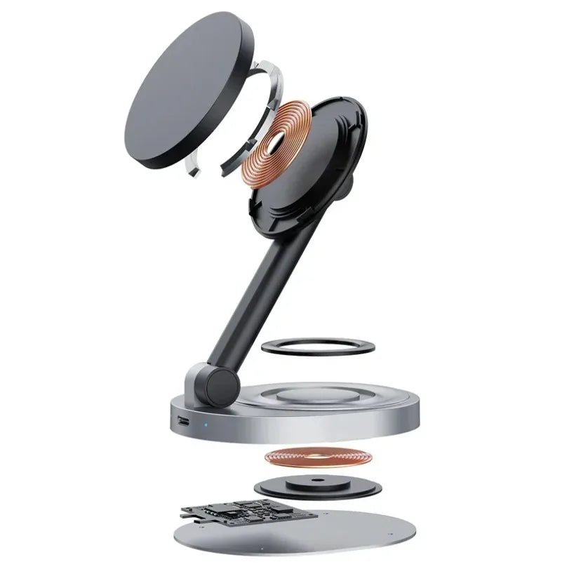 Phozetech| 2 in 1 Folable Magnetic Wireless Fast Charging