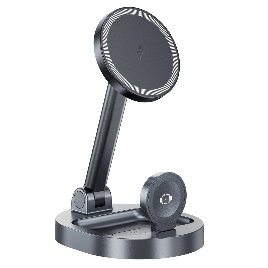 Phozetech| 2 in 1 Folable Magnetic Wireless Fast Charging