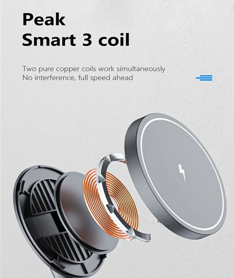 Phozetech| 2 in 1 Folable Magnetic Wireless Fast Charging