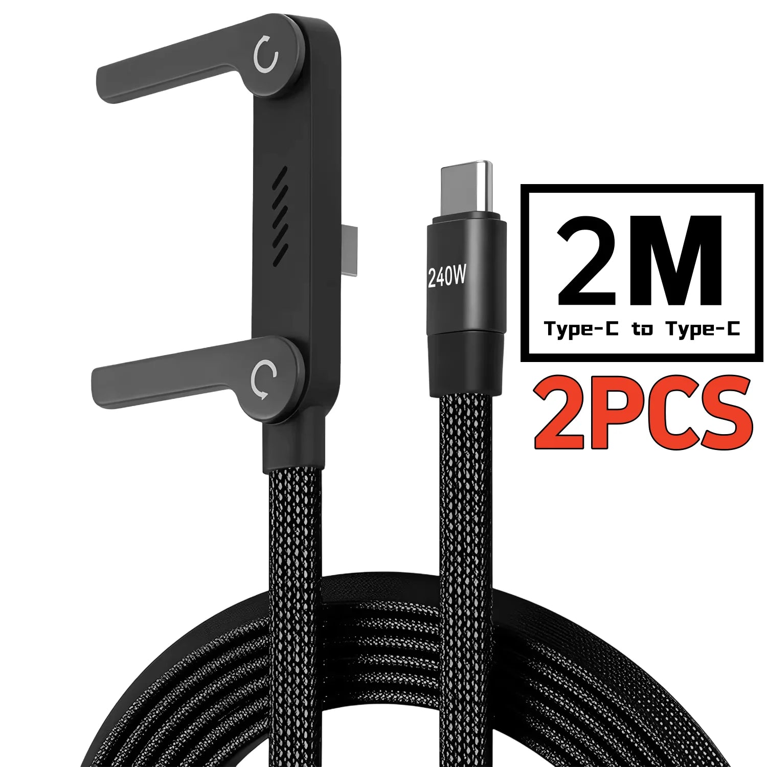 Phozetech| Type-C Cable Foldable Mobile Phone Holder 240W Fast Charging