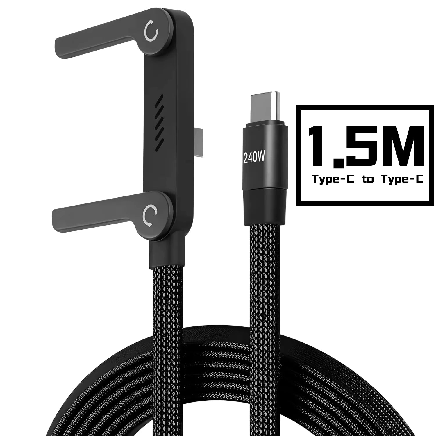 Phozetech| Type-C Cable Foldable Mobile Phone Holder 240W Fast Charging